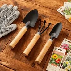 Ferramenta Jardinagem Kit 3 peças Conjunto Jardim Horta em Casa