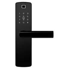 Fechadura Digital Embutir Handle Pro WiFi Biometria Senha Ibratec