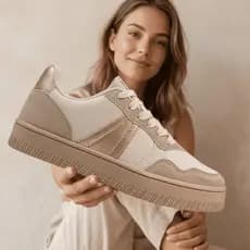 Tênis Feminino Casual Leve Confortável Sola Reta Street Moderno Envio Rápido E2101