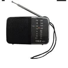 Rádio AM/FM de Bolso Portátil Funciona com Pilha AA Excelente Sintonia Notícias Futebol Música