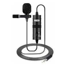 Microfone Lapela Boya By-m1 Condensador Omnidirecional Preto