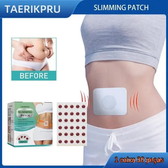 [Entrega em 24 horas] Conjunto de 30 adesivos modeladores para o abdômen X6JF