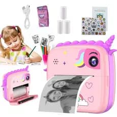 Câmera Hd Infantil Instantânea Filmadora Full Divertida Jogo