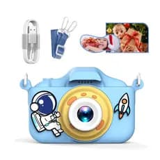Camera Digital Infantil Vídeo Fotos Jogos Hd Alça Anti