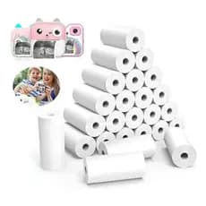 Kit10 Rolos De Papel Térmico Para Câmera Infantil Impressora Bege