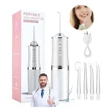 Irrigador Oral Portátil Jato Dágua Dental Limpador Elétrico Branco