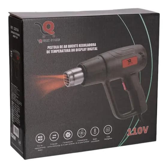 Soprador Térmico 2000w Duas temperatura até 550 °C