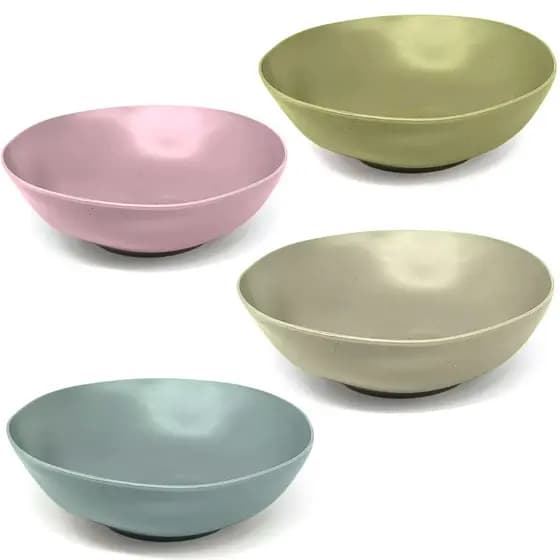 Kit 6 Pçs Bowl Bambu Pp 12cm  Orgânico Sustentável