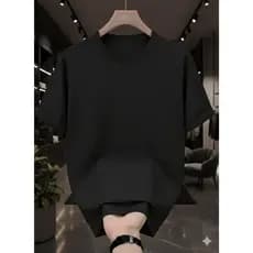 Camisa Lisa Masculina Camiseta Básica 100% Algodão