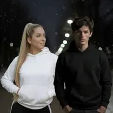 Kit 2 Moletom Canguru Liso Sem Estampa Casaco Unissex Blusa de Frio Grossa Envio Imediato Promoção