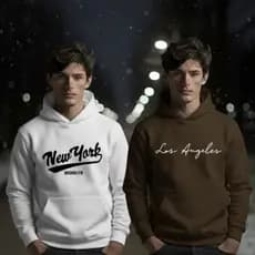 Kit 2 Moletom Canguru Estampado Unissex Blusa de Frio Feminina e Masculina Envio Imediato