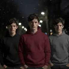 Kit 3 Blusa de Frio Masculino Sem Estampa Moletom Canguru Com Bolso e Capuz Envio Imediato Promoção