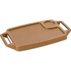 Bandeja para Lanches 44x23 em Plástico Com Alça Zeek