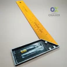 Esquadro 30cm Carpinteiro Metal com Cabo de Alumínio Ferramenta Construção