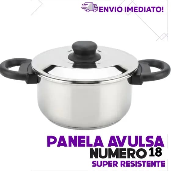 Caçarola Polida Numero Tamanhos variados 18,16 e 14cm