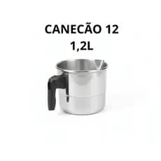 Canecão Leiteira Fervedor Caneco n° 12 faz ate 1 litro Alumínio