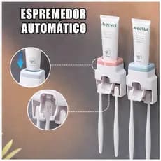 Dispenser Pasta De Dente Creme Dental Porta Escova Com Suporte Prático Econômico