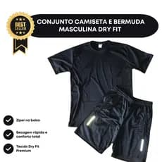 Conjunto Esportivo Masculino | Roupas Leves e Confortáveis Treino e Casual