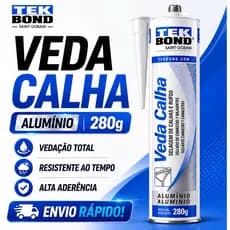 Veda Calha Vedacalha Aluminio Tekbond 300 ml 280 G