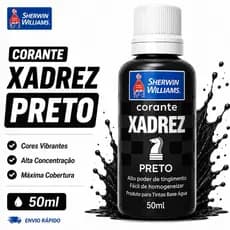 Corante Xadrez Preto Pigmento Tinta Parede Sherwin Williams 50 ml