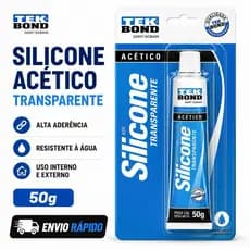 Silicone Acético Transparente 50g Tekbond