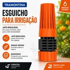 Esguicho para Mangueira Jardim 1/2 com Engate Rosqueado Tramontina