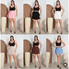 SHORT SAIA FEMININO ALFAIATARIA MODA BLOGUEIRA