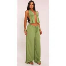Conjunto Feminino Linho Premium – Tamanho Único
