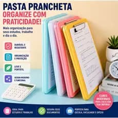 Prancheta Com Armazenamento, Pasta De Prancheta De Abertura