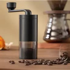 Moedor de Café Manual com Ajuste de Moagem Grosso e Fino - Manivela Prática e Portátil