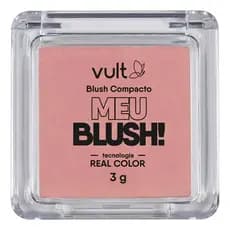 Vult Meu Blush! Blush Compacto Pó Rosa Perolado