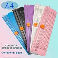 Aparador Guilhotina Portátil Cortador De Papel De Precisão A4 Ferramenta De Corte Manual