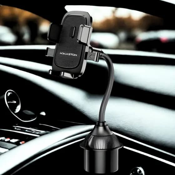 Suporte para celular Base De Copo [Sem trepidação] Suporte para celular para carro, suporte ajustável 360°