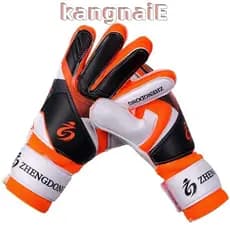 Luvas de Goleiro KANGNAI, Luvas de Futebol Profissionais de Látex Espesso Antiderrapantes, Luvas de Futebol Impermeáveis