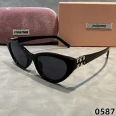 Acessórios de moda para senhoras Óculos de sol triangulares, exclusiva marca de óculos de sol de luxo do designer italia