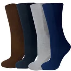Kit Meias Social Masculina 6 ou 12 Pares Meia Cano Longo de Poliamida Conforto Para Trabalho