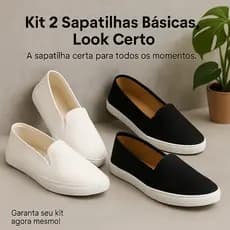 Promoção Kit 2 Pares Sapatilha Confortável Unissex  Moda Feminina Masculina| Envio Rápido | Frete Grátis