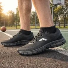 Tênis Masculino Feminino Corrida Caminhada Academia Estilo Leve Macio Confortável Preto Moda Exercicio Crossfit 2026