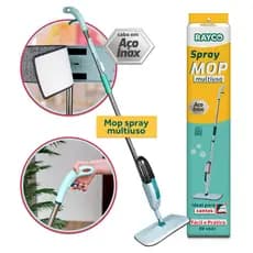 Mop Spray com Reservatório Rayco – Multiuso, Refil Microfibra, Limpeza Prática e Rápida