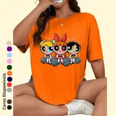 Camisa Feminina Camiseta Academia Barra Fitness Super Poderosa Lançamento Blusão