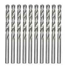 Kit 10 Brocas Aço Rápido 3 Mm Polida P/ Metal