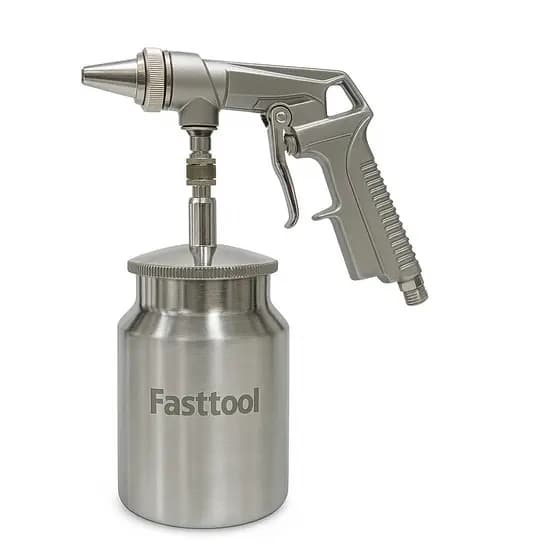 Pistola Para Jateamento De Areia Tanque Baixo 1000 Ml