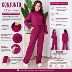 Calça Pantalona Infanto Juvenil