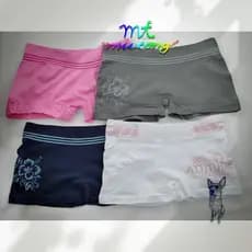 CALCINHA BOXER FEMININA CALCINHA CUECA BOX DESENHO  FLORES COLORIDO ADULTO/1101