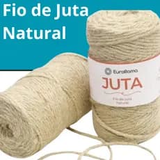 ​Fio de Juta Natural com 119m/ 4mm EuroRoma – Artesanato Sustentável