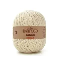 Barbante Barroco Natural Fio 4,6 Circulo- Escolha O tamanho