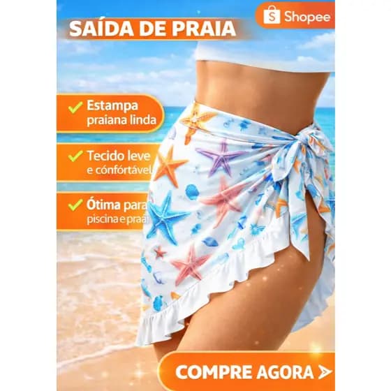 Canga Saída De Praia Verão Inverno Piscina