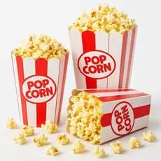 Caixa Embalagem Para Pipoca Off-Set Festas e Comemorações 16cmx10cmx10cm com 25unidades