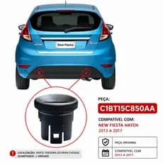 Cobertura Central Sensor Ré Traseiro New Fiesta 2013/2022