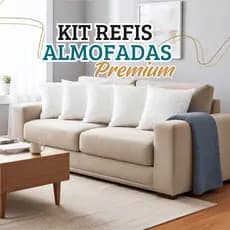 Kit com 2 e 4 Enchimento refil para Almofada. Super cheia  Espuma  50x50. Entrega muito rápida
